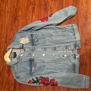 Pacsun rose jean jacket